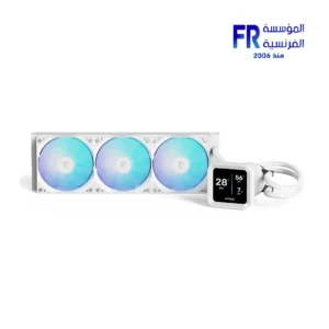 Apnx LC1 D 360 320W TDP IPS LCD ARGB White AIO Liquid CPU Cooler