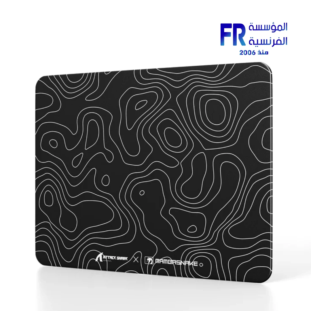 Attack Shark CM05 mouse pad black contour front view Egypt best price