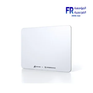 Attack Shark CM05 white contour glass mouse pad front view Egypt best price