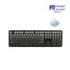 Aula F108 Tri Mode Wind Spirit Switch PBT Gradient Gray Side Printed RGB Black Mechanical Keyboard