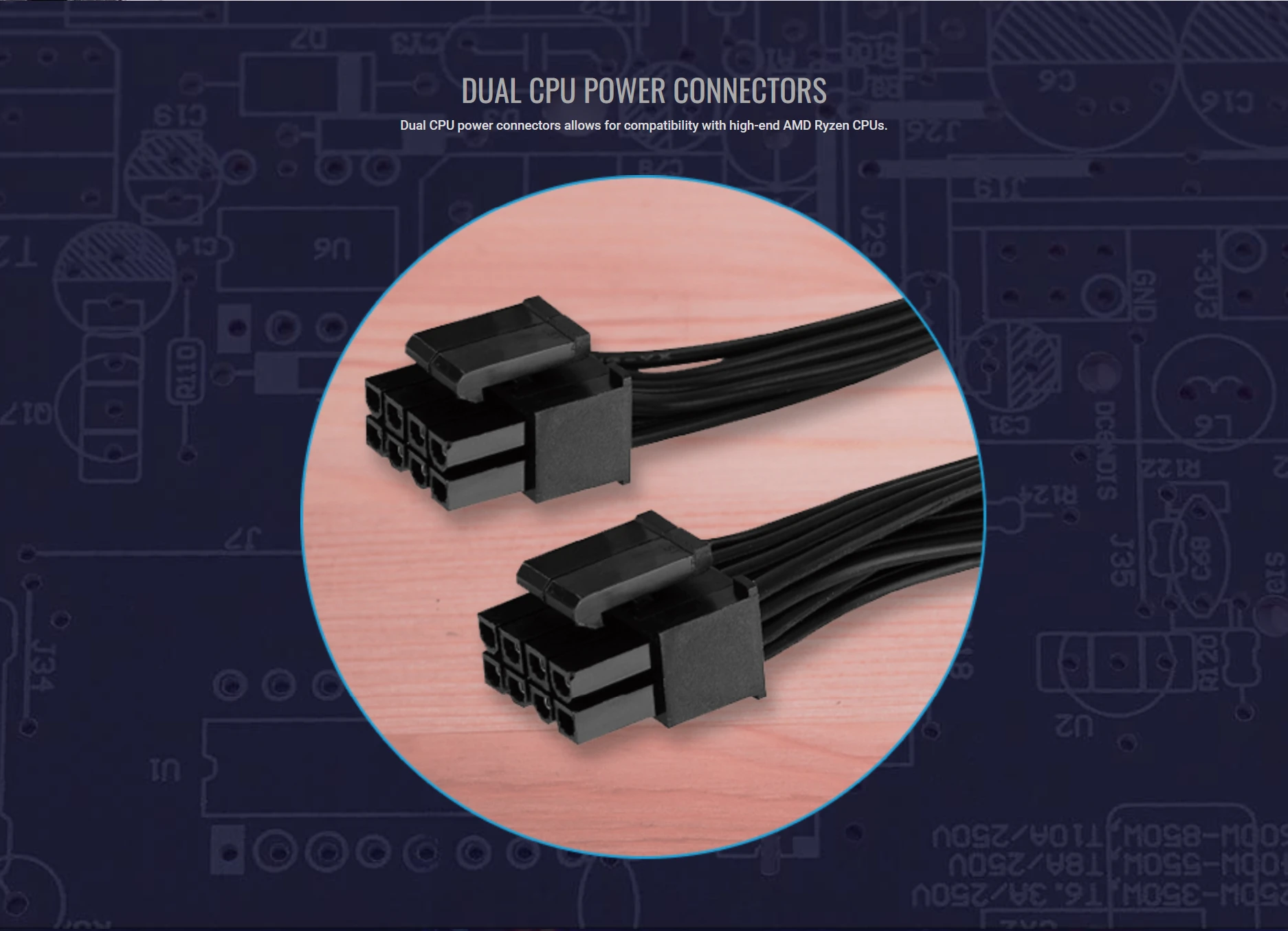 Dual CPU connectors