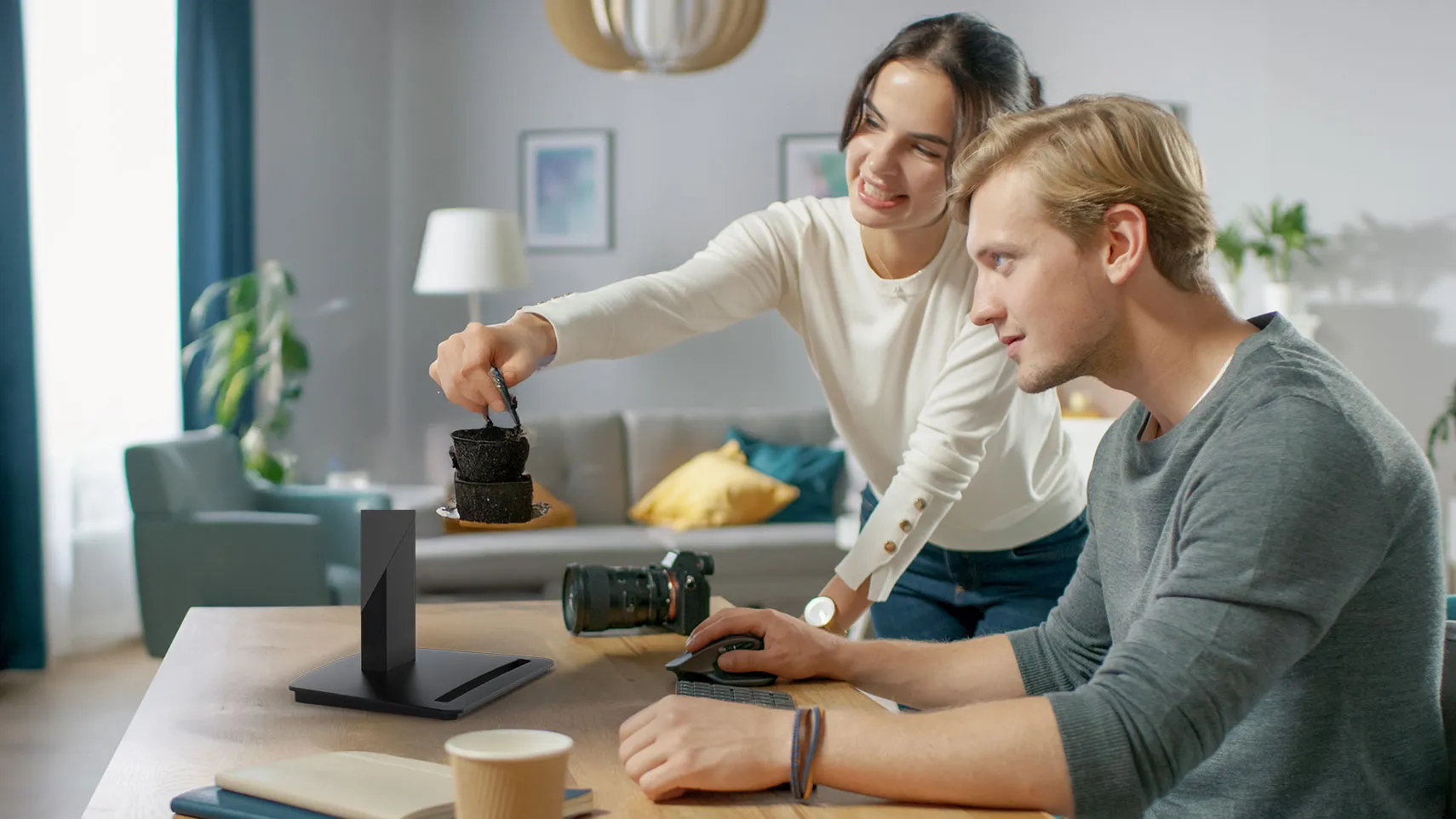 Ergonomic Tilt and Base Design