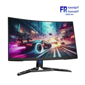 ⁦Lenovo Legion R32QC-30 31.5 Inch QHD 180Hz VA Curved FreeSync Raven Black Gaming Monitor⁩ - الصورة ⁦3⁩