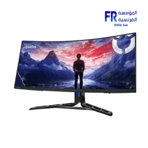 Alternative view of Lenovo Legion R34W-30 34 Inch WQHD 180Hz VA Curved FreeSync Premium Raven Black Gaming Monitor