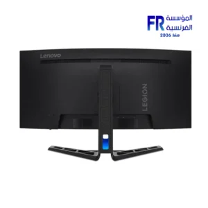 ⁦Lenovo Legion R34W-30 34 Inch WQHD 180Hz VA Curved FreeSync Premium Raven Black Gaming Monitor⁩ - الصورة ⁦4⁩