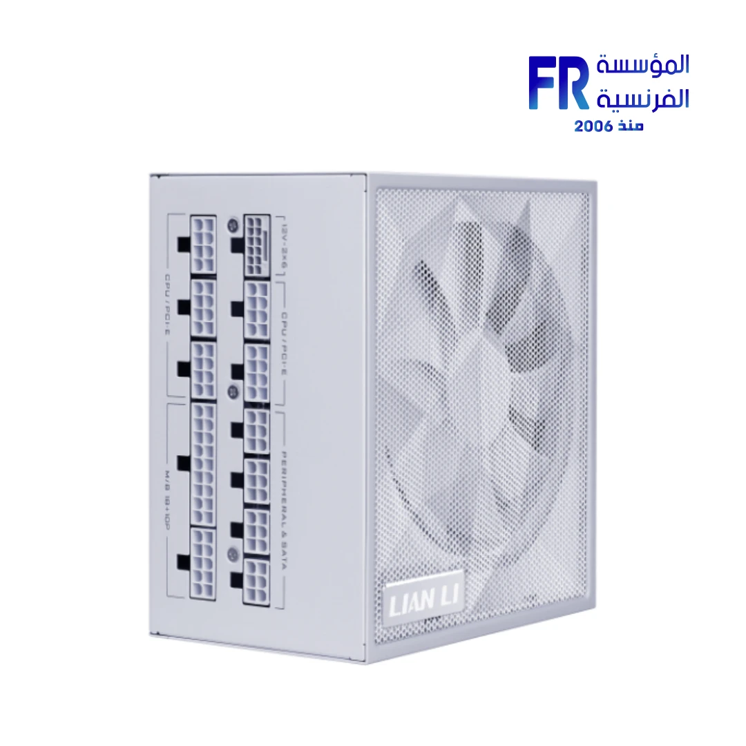 Lian Li SX1000P 1000W 80 Plus Platinum PPLP Platinum ATX 3.1 Full Modular White Power Supply