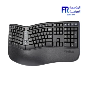 Meetion Director WE2 Multi Device Dual Mode Wireless And Bluetooth Ergonomic Rechargeable Arabic Keyboard And Mouse Combo