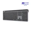 Meetion WK330 Dual Mode Wireless Ultra Thin Arabic Keyboard Front View