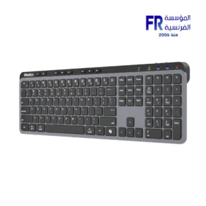 Meetion WK330 Dual Mode Wireless Ultra Thin Arabic Keyboard Front View