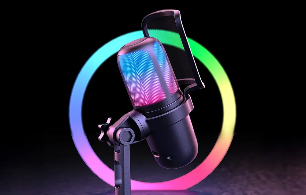 Onikuma M730 USB Microphone with Swivel Design and Detachable Arm