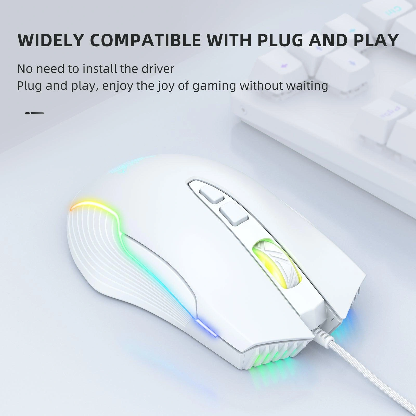 Onikuma CW905 Ergonomic Shape with 6400 DPI Optical Sensor