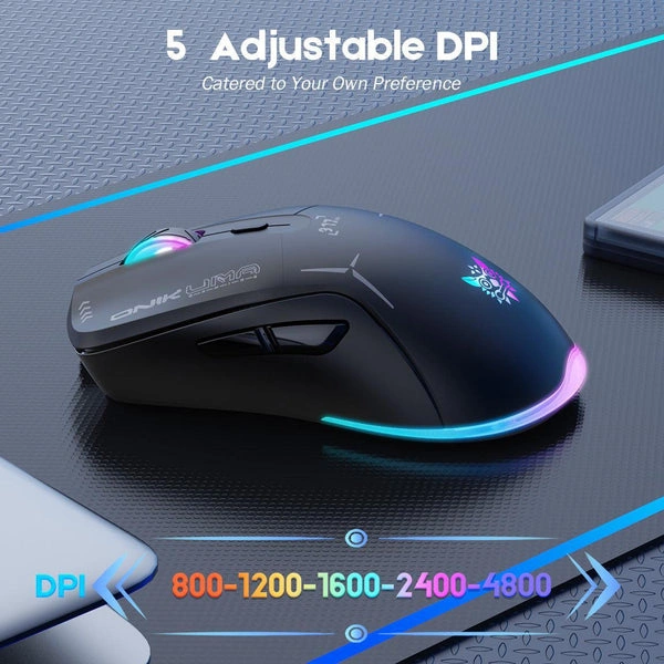 Onikuma CW917 Type-C Rechargeable with 45 Hour Battery Life