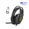 Onikuma X13 RGB Wired Over Ear Black Gaming Headset