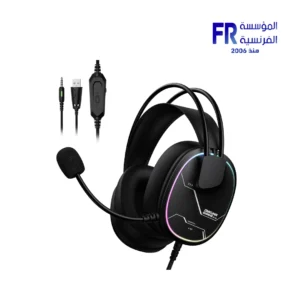 Onikuma X91 RGB Wired Over Ear Black Gaming Headset