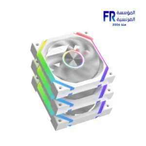 Xigmatek Infinity H27A Arctic 3-fan bundle front view Egypt best price