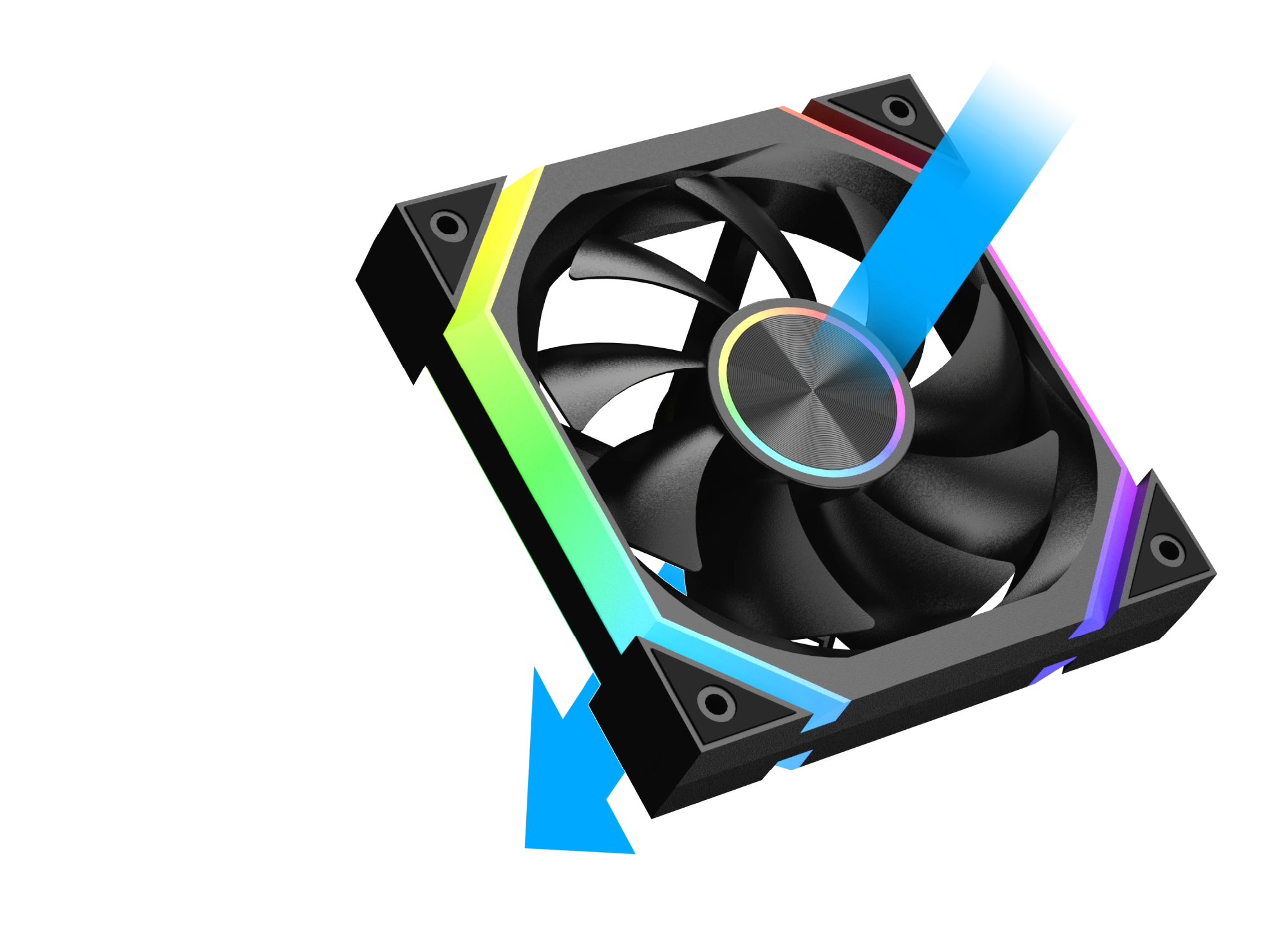 Long life hydro bearing mechanism enabling silent 30000 hour operation on Xigmatek H27A fan