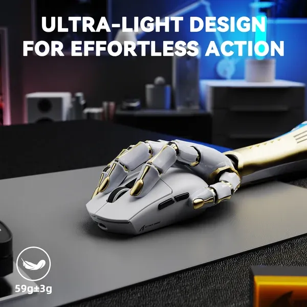 RGB magnetic charging dock with touch-sensitive lighting control