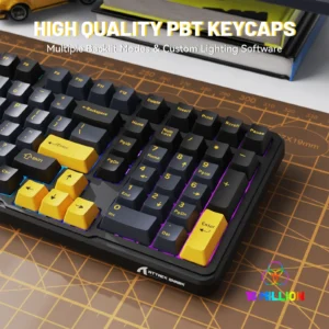 Attack Shark X98 Tri Mode RGB Strawberry Switch Moonlit Night Gaming Keyboard - Image 5