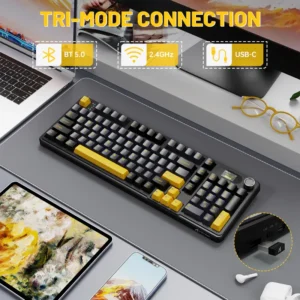 Attack Shark X98 Pro Tri Mode RGB Star Black Gaming Keyboard - Image 7