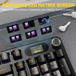 Attack Shark X98 Pro Tri Mode RGB Star Black Gaming Keyboard - Image 3