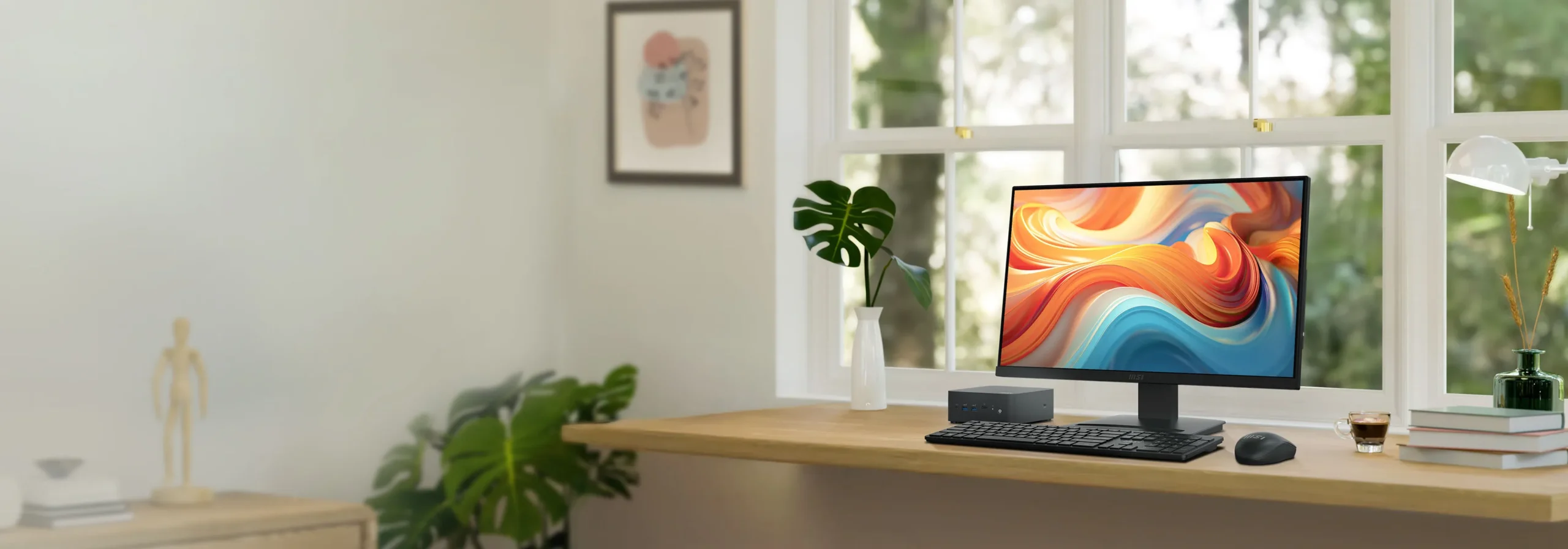 MSI PRO MP243L E14 23.8 inch FHD 144Hz IPS Business Monitor front view
