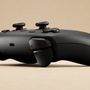 Additional product view of the Steam Controller with dual haptic trackpads and motion controls