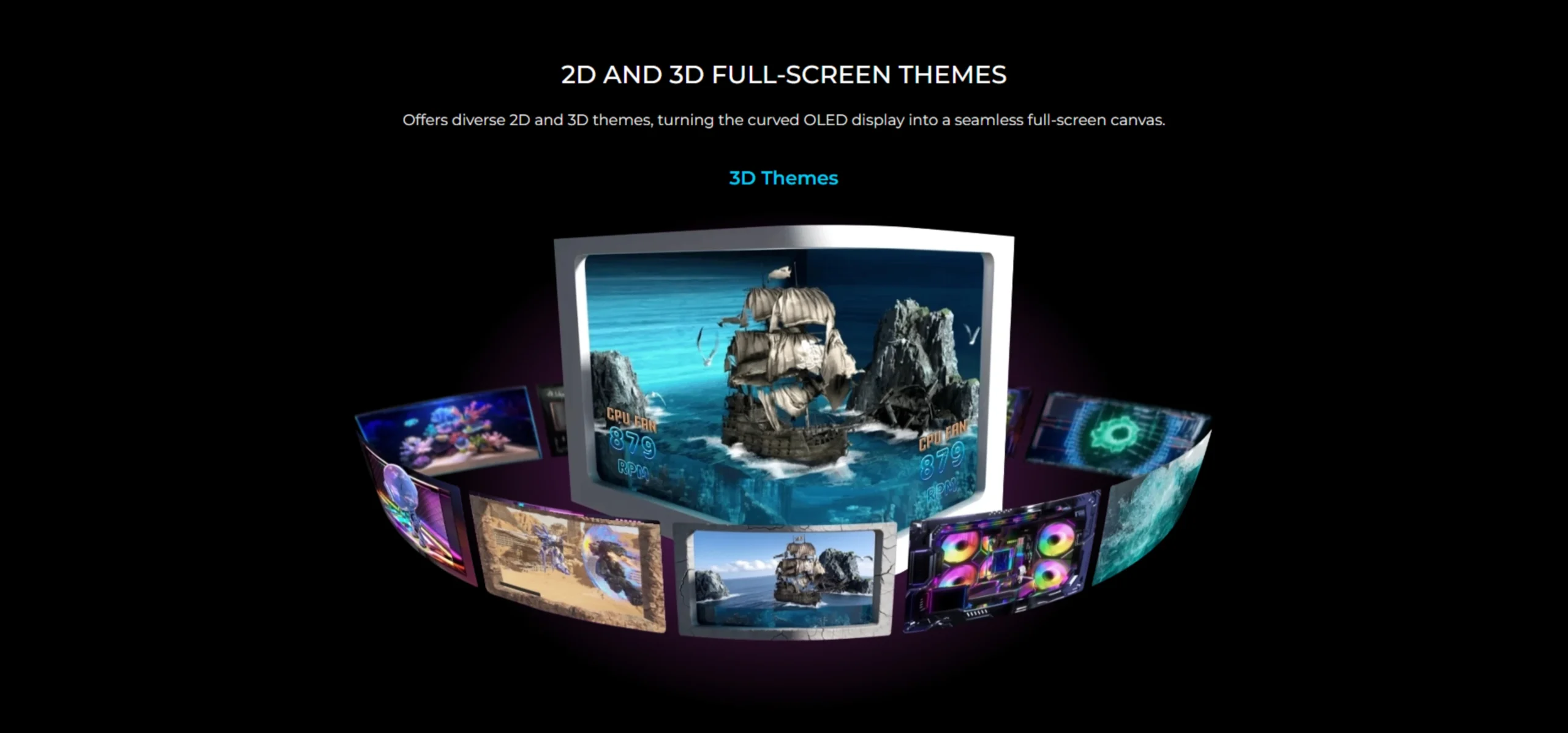 2D and 3D themes