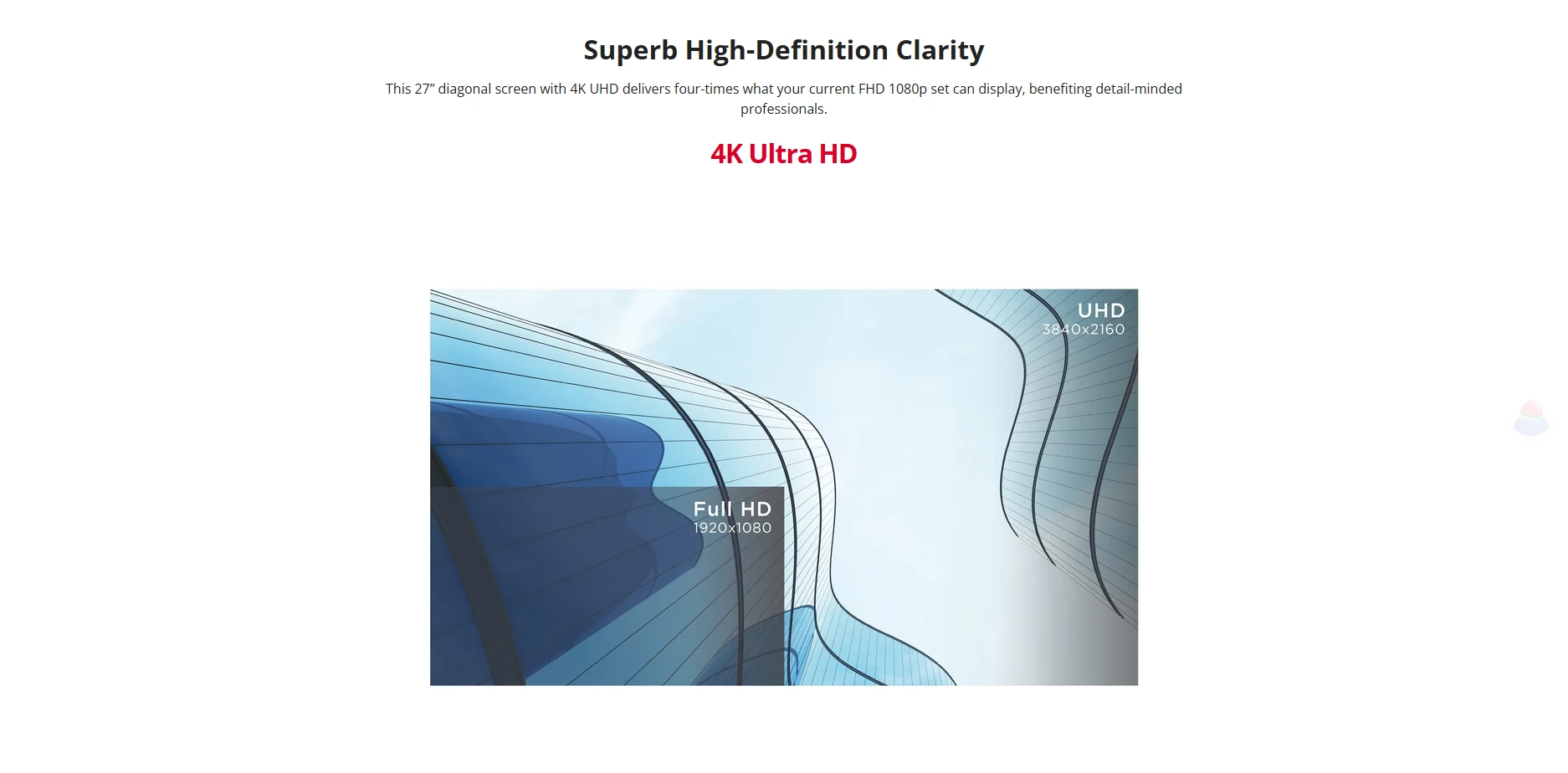 ViewSonic VA2708-4K-MHD 27-inch 4K UHD IPS monitor with HDR10 and SuperClear technology