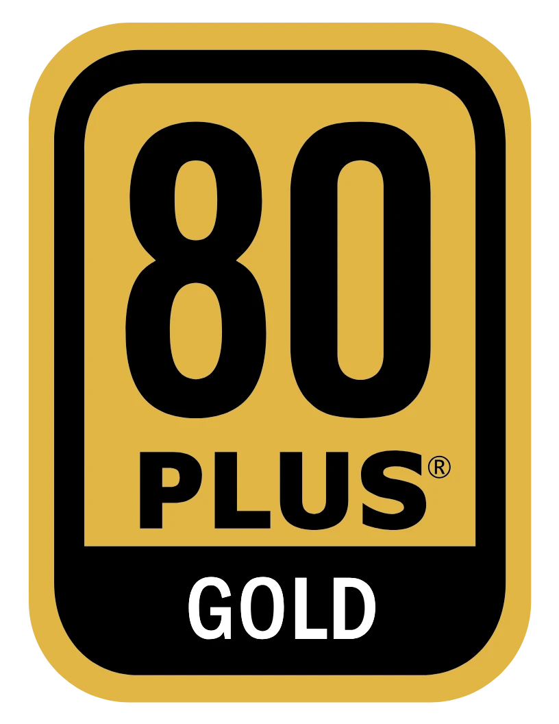 80 PLUS Gold Certified Power Supply