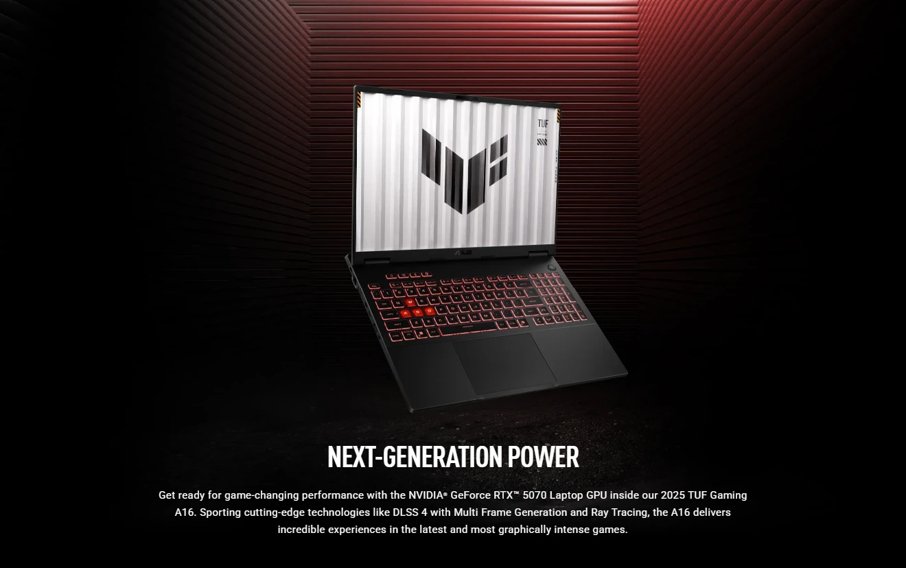 ASUS TUF Gaming A16 — detail view