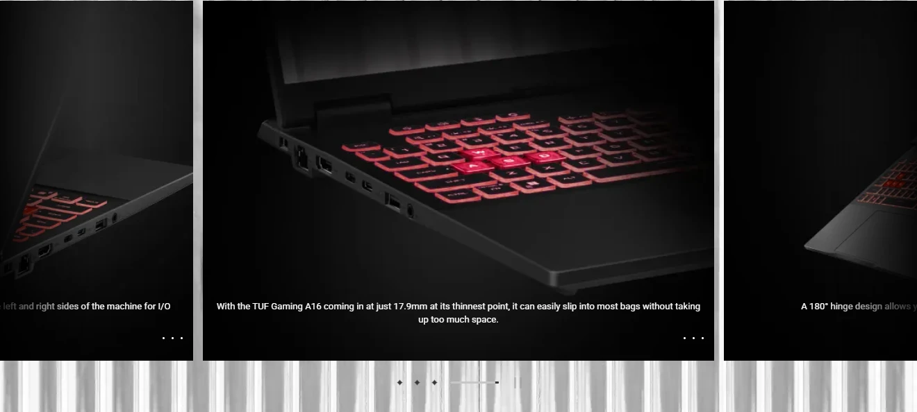 ASUS TUF Gaming A16 — detail view