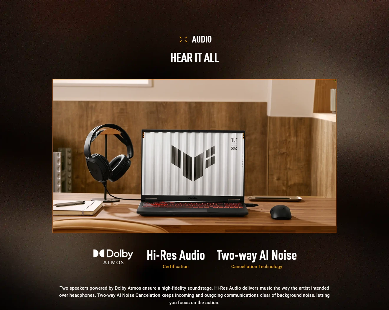 ASUS TUF Gaming A16 — detail view