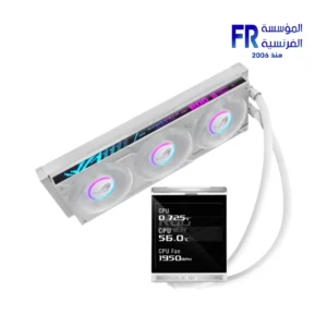ASUS ROG Strix LC IV 360 ARGB LCD White Edition 360mm AIO Liquid CPU Cooler - Image 3