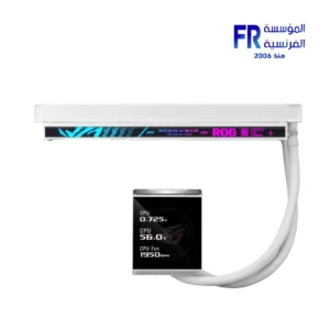 Alternative view of ASUS ROG Strix LC IV 360 ARGB LCD White Edition 360mm AIO Liquid CPU Cooler