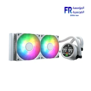 Aerocool Abyss L240R Digi 280W TDP ARGB White AIO Liquid CPU Cooler