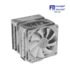 Aerocool Icicle AL60C 265W TDP Dual Tower ARGB White Air Cooler