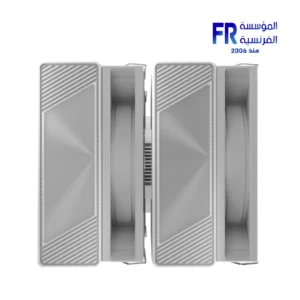 Alternative view of Aerocool Icicle AL60C 265W TDP Dual Tower ARGB White Air Cooler