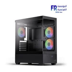 Aerocool P500D Tempered Glass Black Mid Tower Case