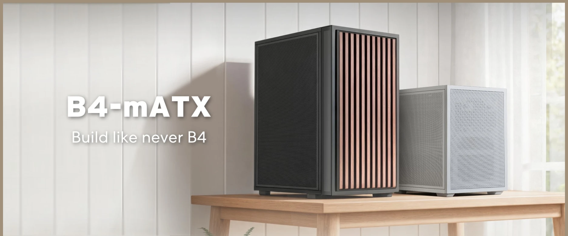 Lian Li DAN B4 Wood Black Micro Tower Gaming Case