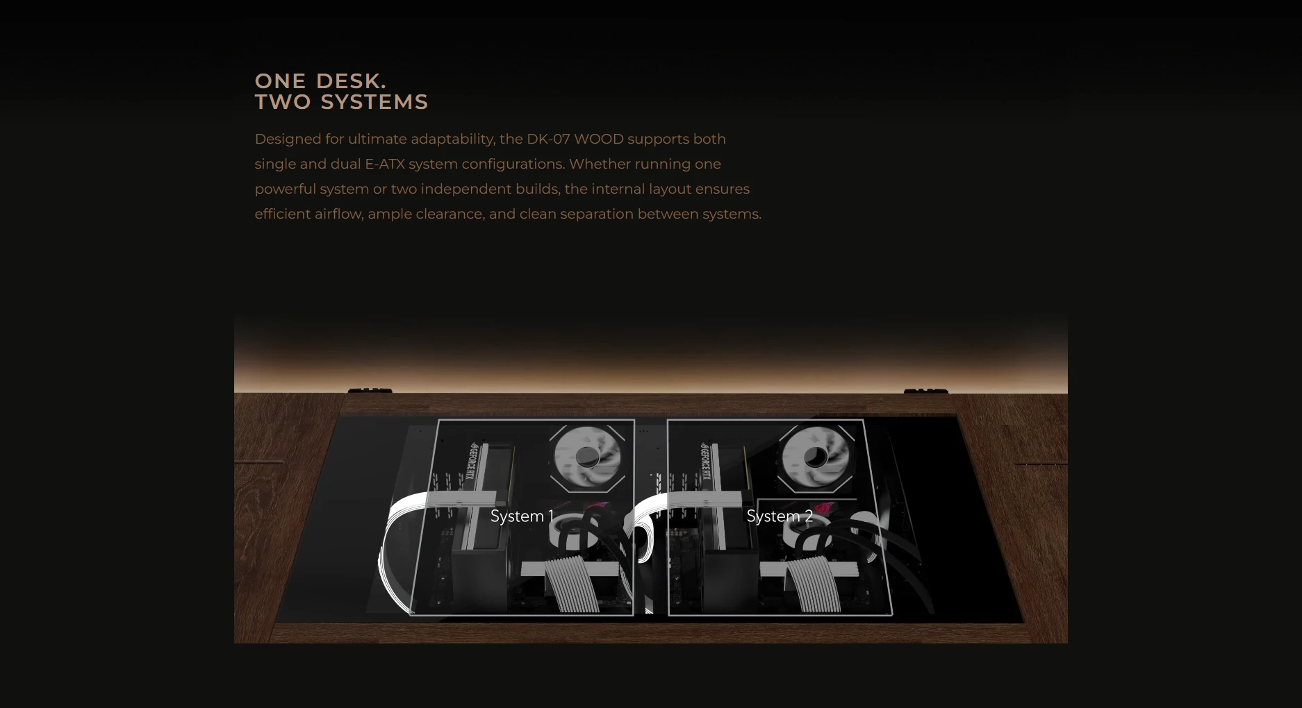 Dual E-ATX support