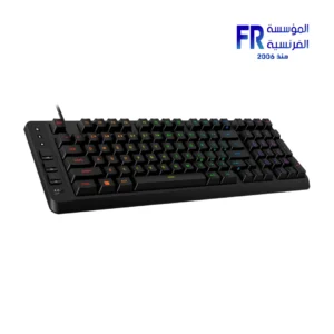 HyperX Eve 1800 Form Factor Membrane RGB Wired Black Gaming Keyboard - Image 2