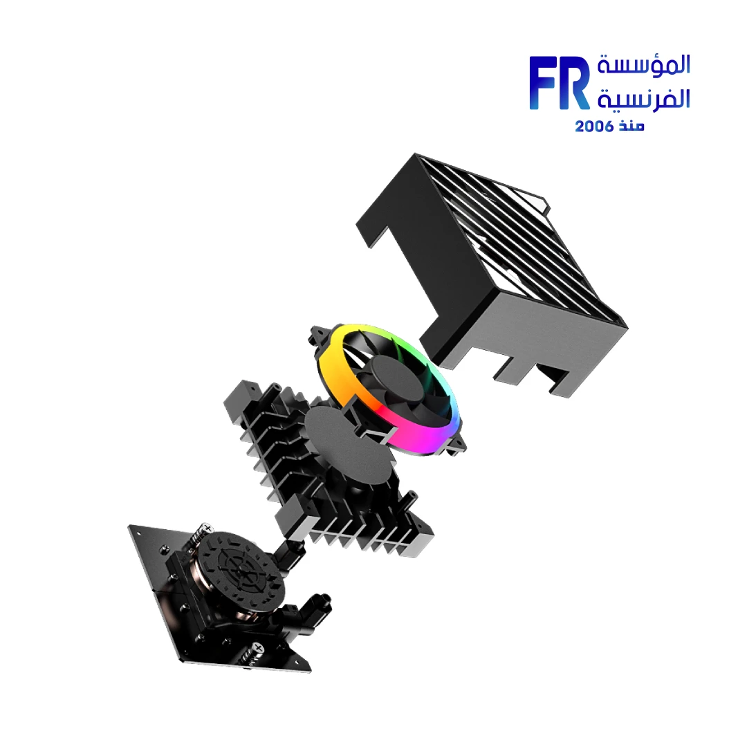ID-COOLING DASHFLOW 360 XT PRO 396mm aluminum radiator with DF-125-ARGB-K 120mm PWM fan