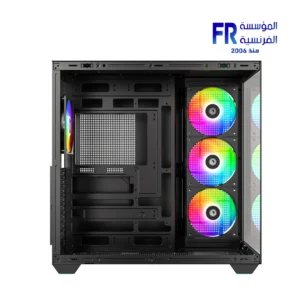 ID-COOLING VIEW 510 4 Fan PWM ARGB Black Mid Tower Case - Image 3