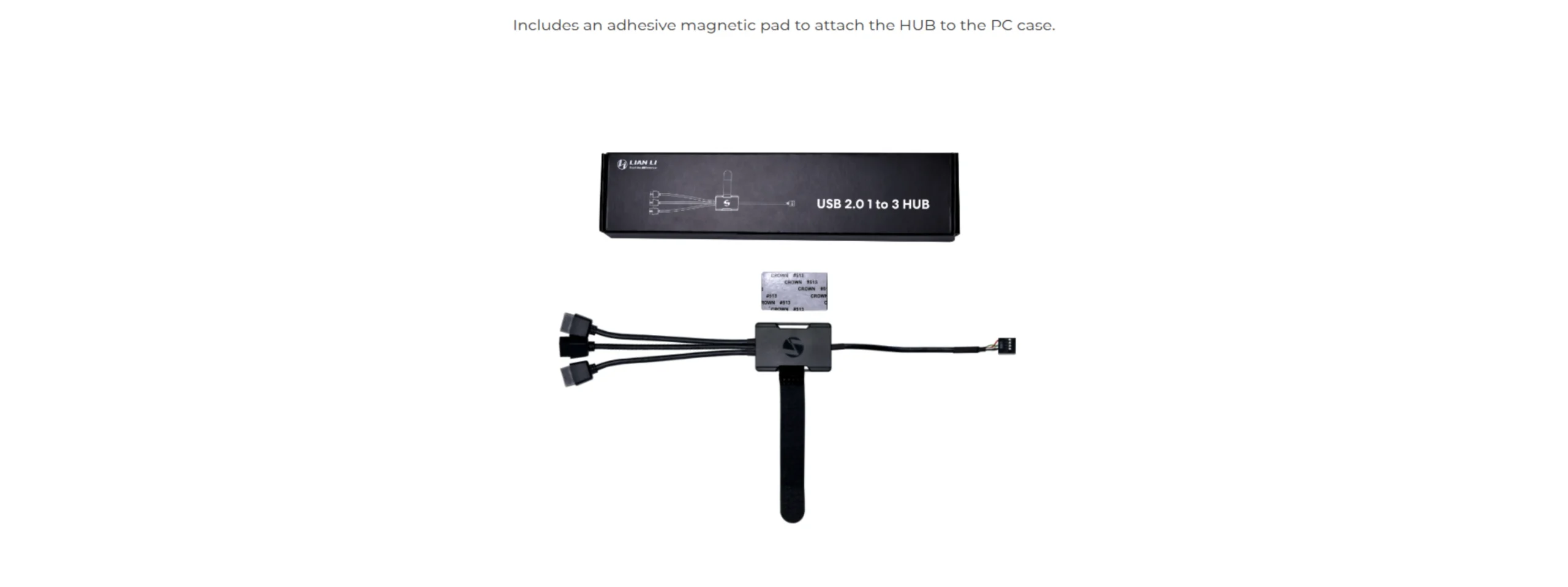 Magnetic adhesive pad for mounting