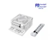 White LIAN LI EDGE PLATINUM V2 EG1000P 1000W fully modular ATX 3.1 power supply with EDGE HUB V2