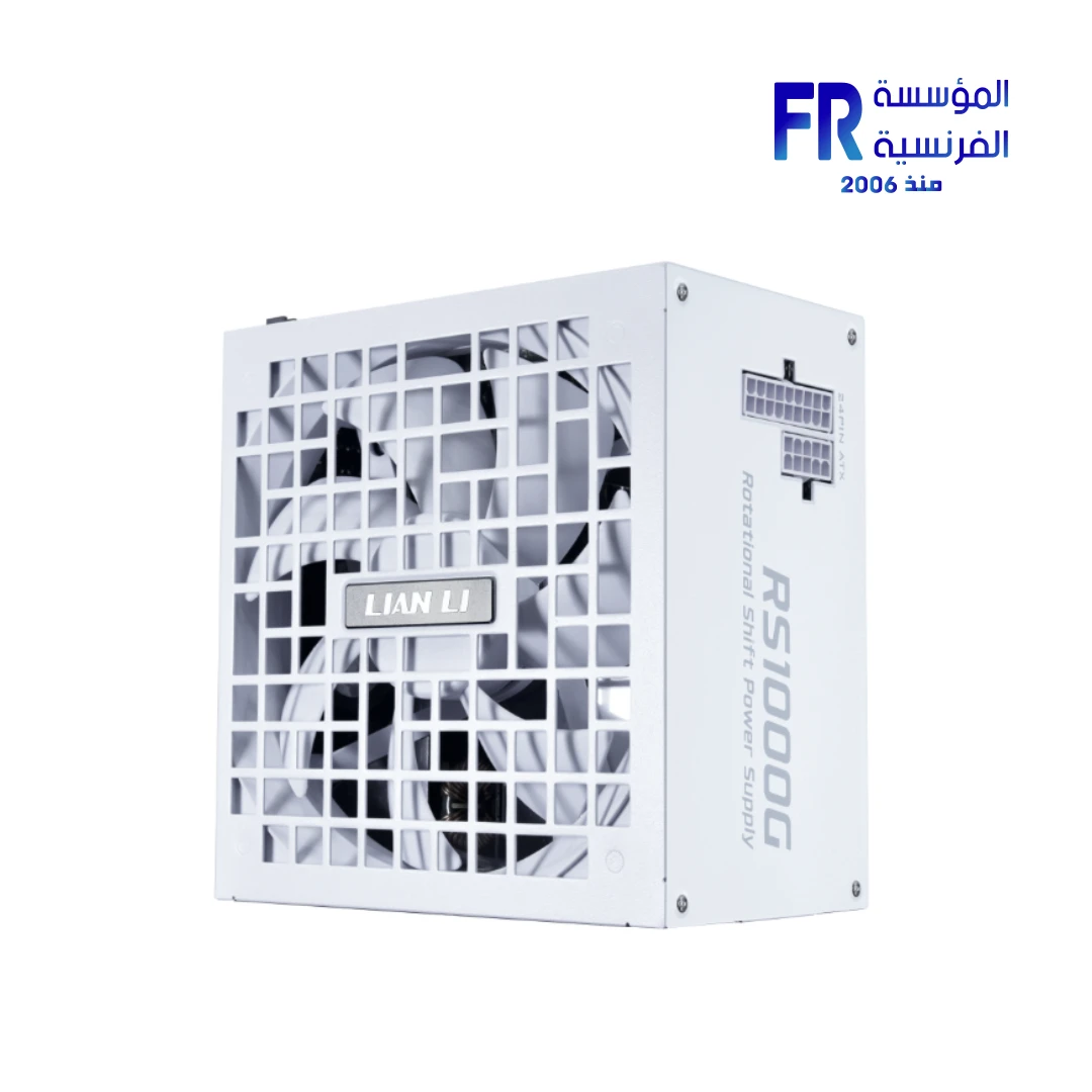 LIAN LI RS1000G 1000W white power supply product detail view
