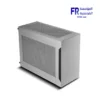 Lian Li A4-H2O case silver Mini ITX front view with premium aluminum exterior and PCIe 5.0 riser Nasr City store Egypt