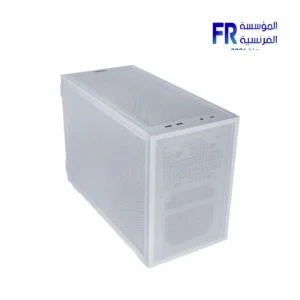 Alternative view of Lian Li DAN B4 Mesh White Micro Tower Gaming Case
