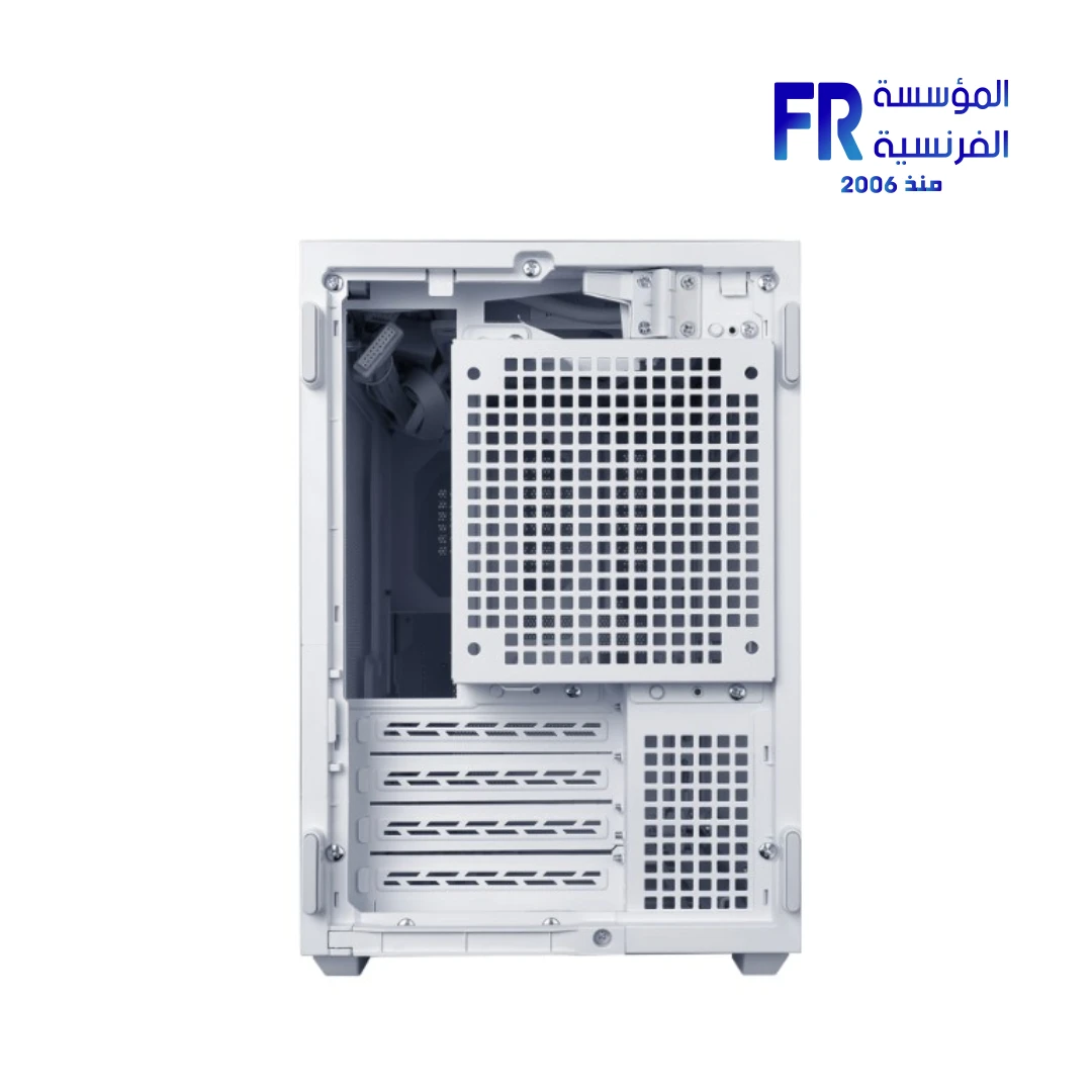 ⁦Lian Li DAN B4 Mesh White Micro Tower Gaming Case⁩ - الصورة ⁦3⁩