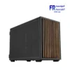Lian Li B4 Wood case black front view with real walnut wood panel and pre-installed slim top fans Nasr City store Egypt